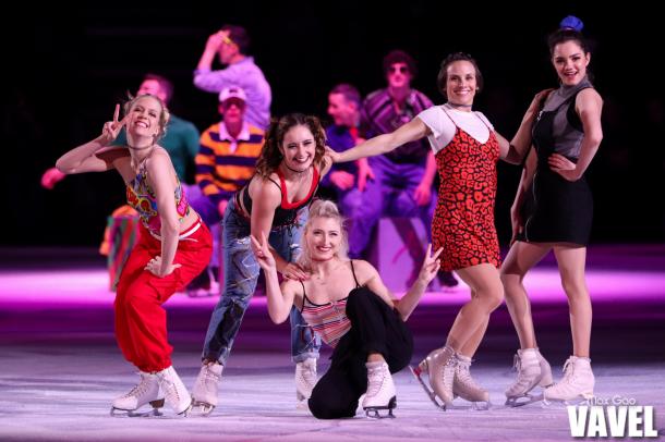 “Who run the world? Girls!” Medvedeva’s female co-stars on this year’s tour include Canadians Kaitlyn Weaver, Kaetlyn Osmond, Piper Gilles and Meagan Duhamel.