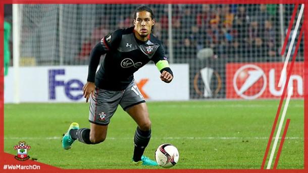 Van Dijk. Foto: Southampton.