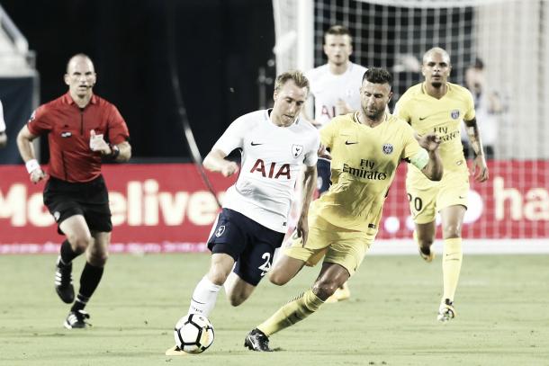 PSG fue derrotado 4-2 por el Tottenham en su último partido | Foto: @spursofficial