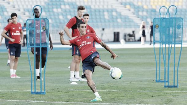 Ángel Di María, una de las figuras del PSG | Foto: PSG Twitter