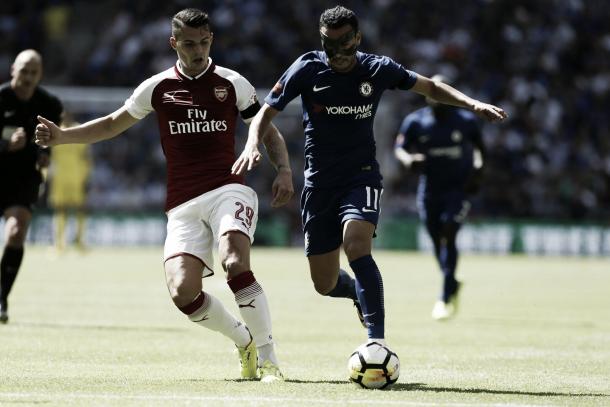 El "enmascarado" Pedro pudo disputar este partido | Foto: Chelsea Twitter