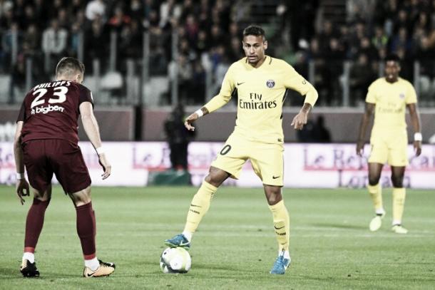Neymar también se anotó en el marcador | Foto: Ligue 1