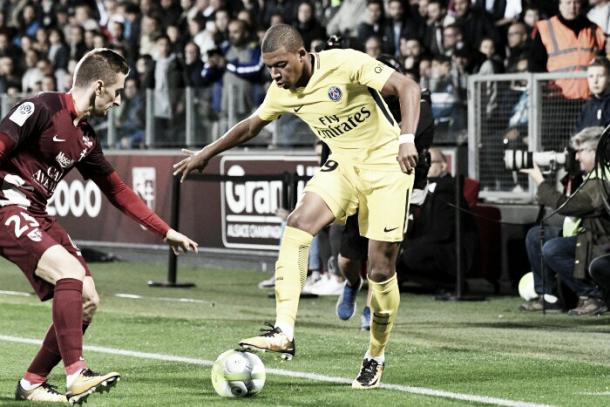 Kylian Mbappé tuvo un excelente debut con el PSG | Foto: Ligue 1 