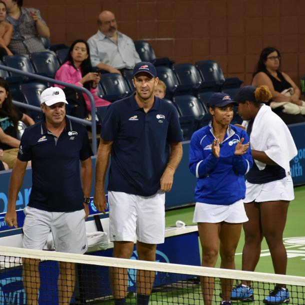 The Freedoms celebrate their win/Photo: John Lupo/VAVEL UK