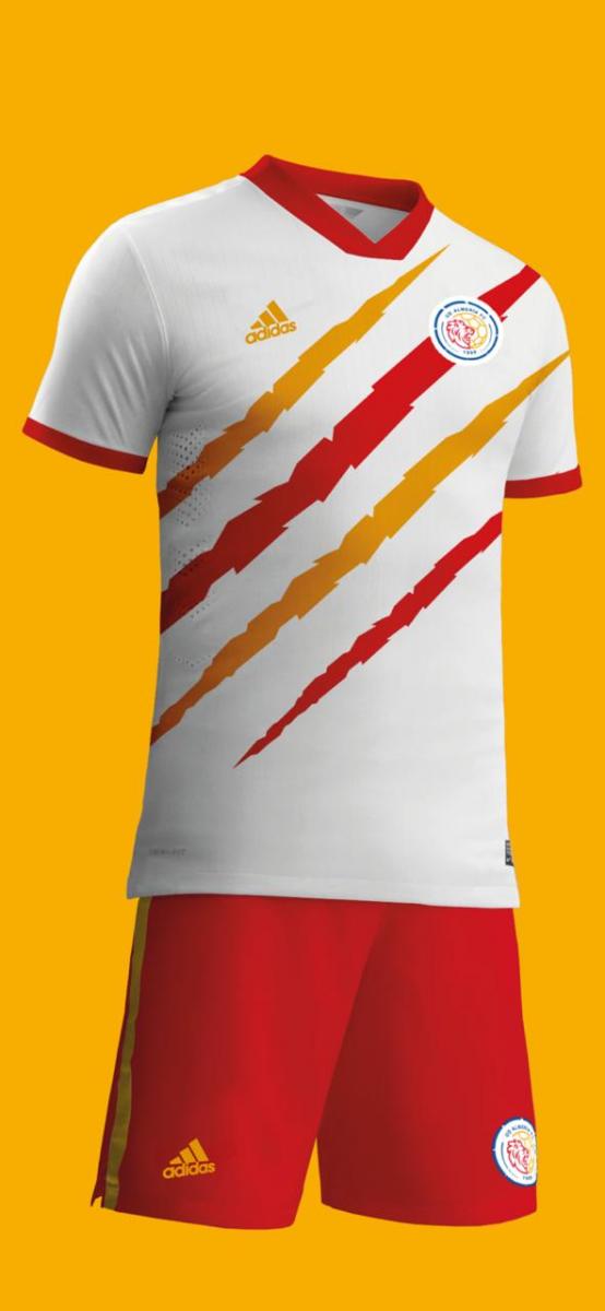 Propuesta de nueva equipación de la UDA | Fuente: UD Almería