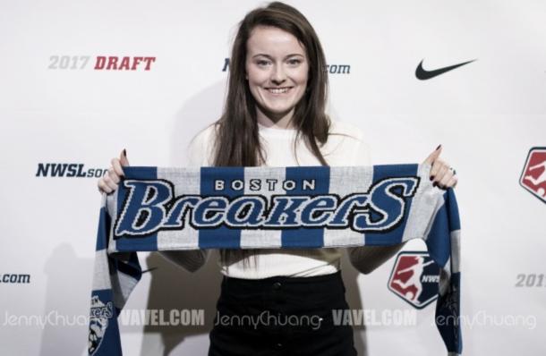 Rose Lavelle made an impression as she was the first pick of the 2017 NWSL College Draft | Source: Jenny Chuang - VAVEL USA