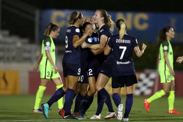 NC Courage comes back from Week 11 with a win against Seattle Reign | Source: NC Courage - Twitter