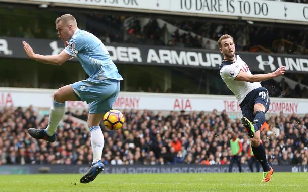 Kane en su segundo gol / Foto: Tottenham Hotspur