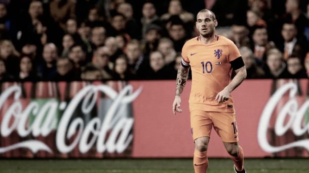 Wesley Sneijder no obtuvo el adiós soñado a la selección. | Foto: KNVB 