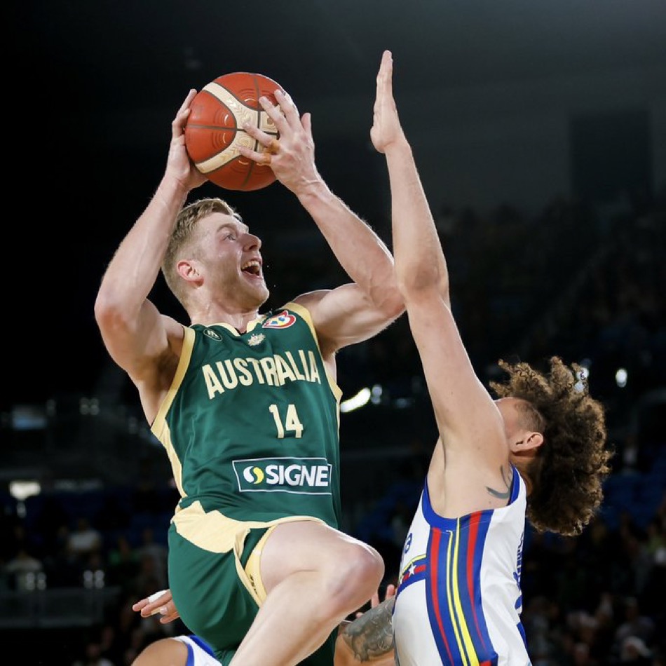 Australia at the FIBA World Cup // Source: Australia Team