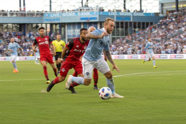 Johnny Russell was one of the best players on the field tonight | Source: Cindy Lara Photos-VAVEL USA