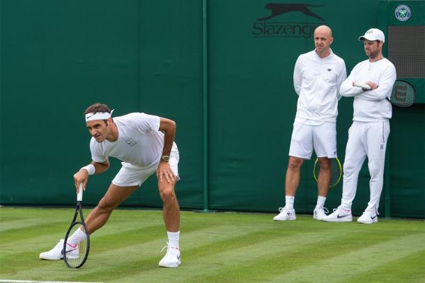 Federer - Fonte: @Wimbledon /Twitter