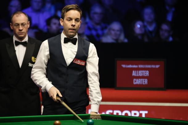 Ali Carter upsets the form book to see off Judd Trump | Photo: worldsnooker.com