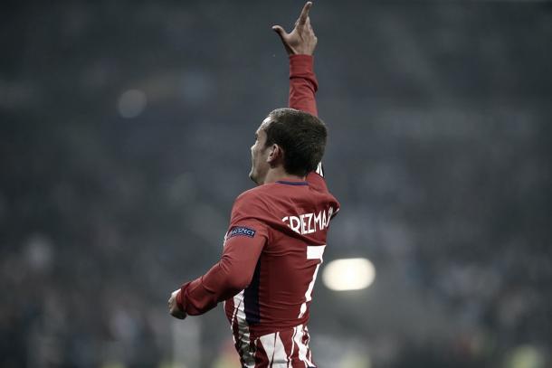 Griezmann festejando su segunda anotación del partido I Foto: Prensa UEFA