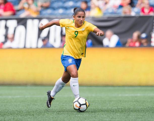 After missing out in 2015, Debinha is poised ot have a breakout tournament | source: nccourage.com