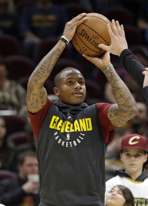 Thomas will return from hip injury to fill in Cleveland's point guard spot. Photo: Tony Dejak/AP Photo.