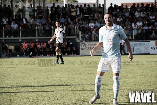 Aspas durante un partido de pretemporada. Foto: VAVEL
