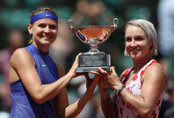 Mattek-Sands, alongside Lucie Safarova, won the French Open doubles title last month (Getty/Ian MacNicol)