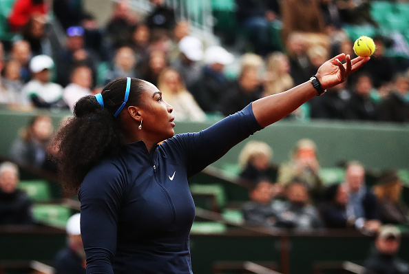 The world number one put on an impressive serving display in her opening round match (Getty/Ian MacNicol)