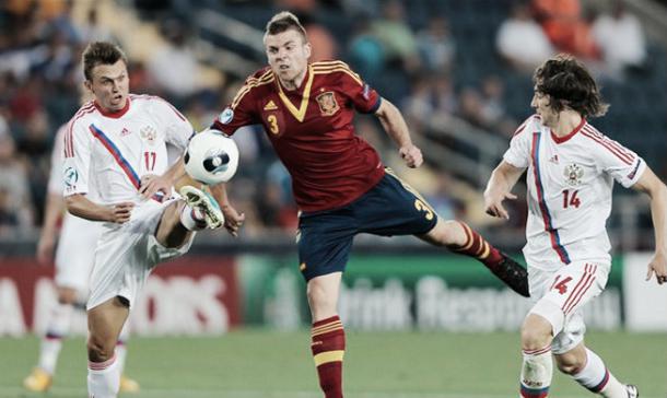 Illarramendi en un partido con la selección española | Foto: Sefutbol