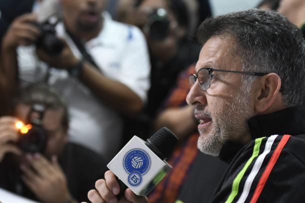 Juan Carlos Osorio en rueda de prensa