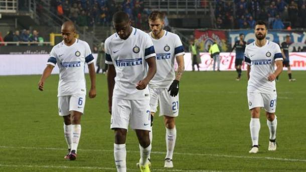 L'Inter a testa bassa a fine partita, gazzetta.it