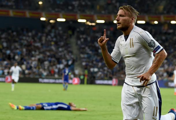 Immobile comes into the game having scored for Italy midweek | Photo: Claudio Villa/Getty Images