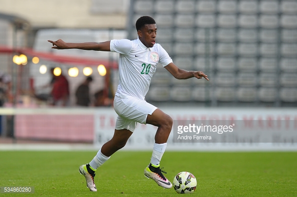 Alex Iwobi scored his first goal for Nigeria over the break | Photo: Getty