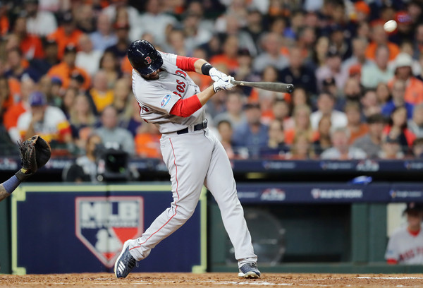 Martinez has been the best offensive player in the AL all year, including the playoffs/Photo: Elsa/Getty Images