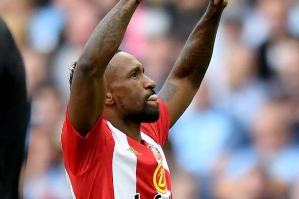 Defoe celebrates his goal. | Image source: PA Wire/Chronicle Live