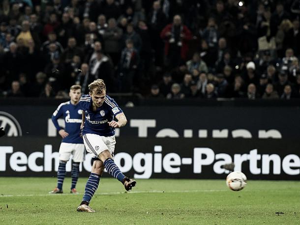 Johannes Geis got the second half off to a perfect start for Schalke. (Image credit: kicker)