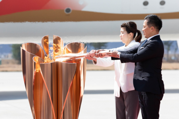 Apenas hace unos pocos días, el 20 de marzo, se estaban llevando a cabo los actos de recepción de la llama olímpica a Japón, en un acto que sucitó una polémica generalizada. Imagen: @tokyo2020.