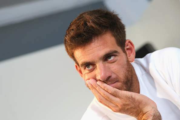Del Potro addressing the media after the match in Munich. | Photo: Getty Images