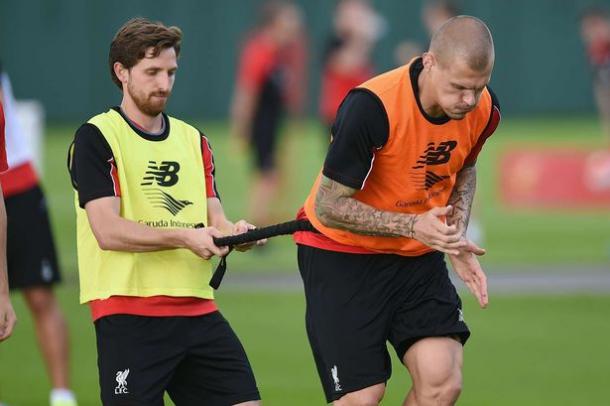 Allen and Skrtel will both be training hard before Euro 2016 (photo: Getty Images)