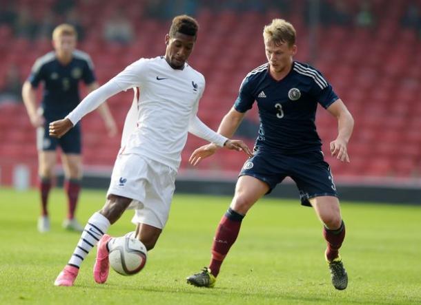 Kingsley is currently with Scotland's under-21s; a reward for his recent form. (Photo: SNS Group)