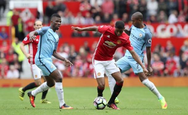 Rashford was brilliant when he came on against Manchester City on Saturday | Photo: Getty