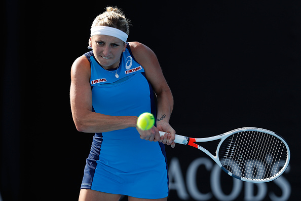 Timea Bacsinszky must try to use her backhand as much as possible to control play (Getty/Jack Thomas)