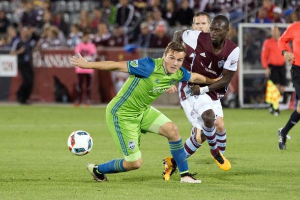Jordan Morris (left) was the lone bright spot for the Seattle Sounders the last time they faced the Colorado Rapids | Isaiah J. Downing - USA TODAY Sports