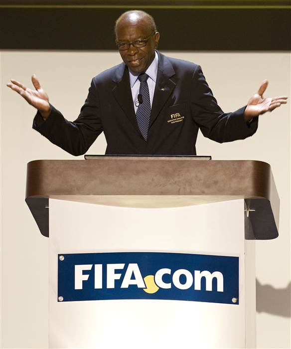 Jack Warner in 2011 at FIFA Congress. LUIS ACOSTA / AFP - Getty Images