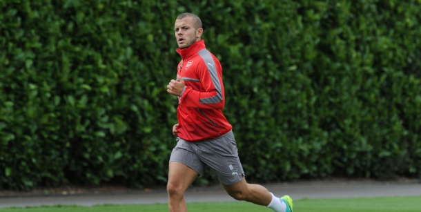 Jack Wilshere started his pre-season preparations today | Photo source: Arsenal.
