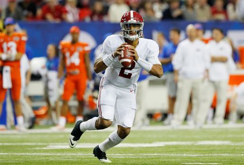 Jalen Hurts is a dual threat qurterback and must be contained by Washington | Source: Kevin C. Cox - Getty Images