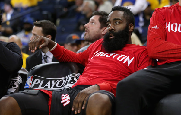 Harden began his assault pretty early. Credit: Ezra Shaw/Getty Images North America