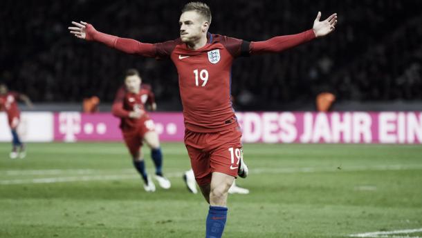 Vardy needs to concentrate on the Euros. Photo- The Telegraph