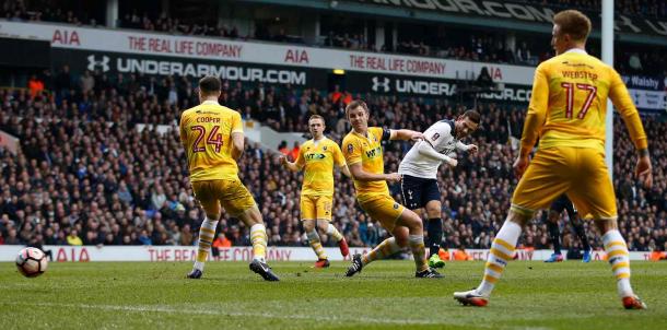 Janssen y su primer gol - Foto: Tottenham