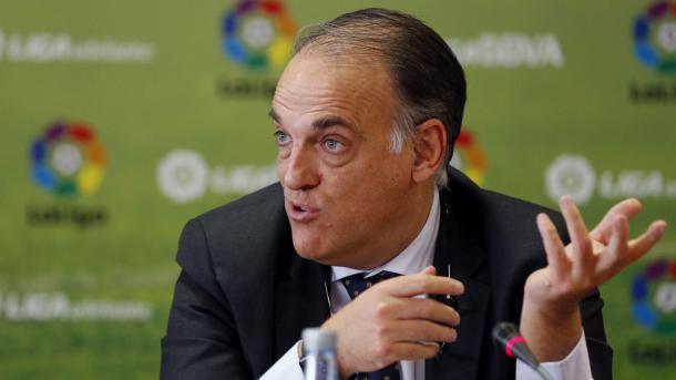 Javier Tebas, presidente de la Liga de Fútbol Profesional (Foto: El Confidencial)