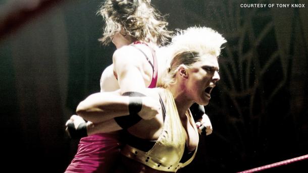 Jazzy has a strength advantage. Photo- WWE.com
