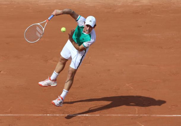 Serving is likely to be a key factor in the quality of Dominic Thiem's performance on Friday (Getty/Jean Catuffe)