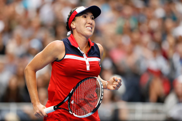 Jelena Jankovic celebrates winning a point against Kuznetsova in Melbourne | Photo: Jack Thomas/Getty Images AsiaPac