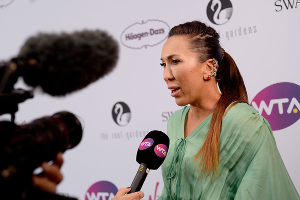 Jelena Jankovic was, however, still in good spirits at the WTA pre-Wimbledon party | Photo: Eamonn M. McCormack/Getty Images Europe