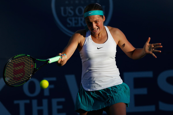 Ostapenko was untroubled through most of the first set, converting on her two break chances to take the lead/Photo: Lachian Cunningham/Getty Images